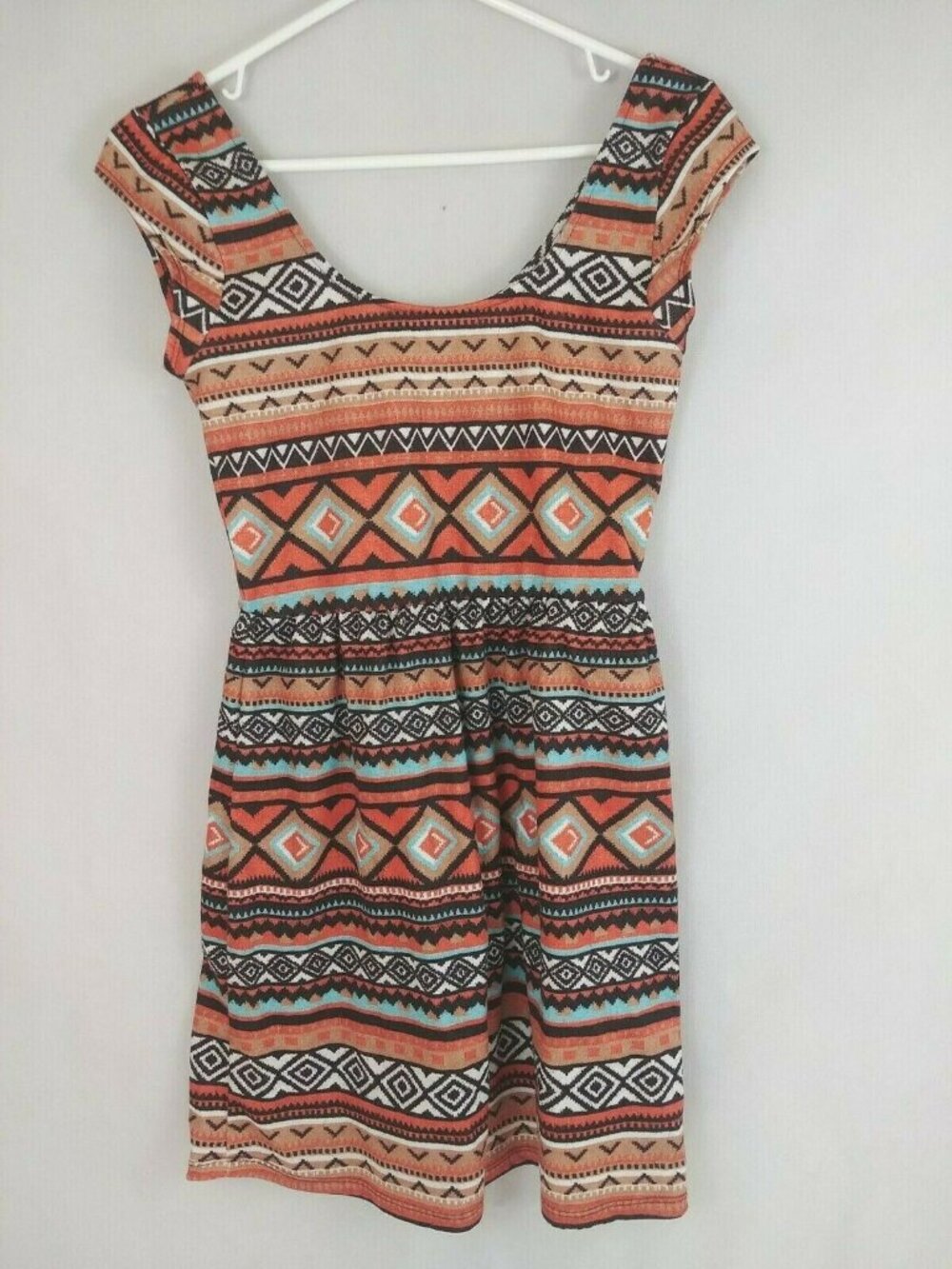GB Sleeveless Dress With Aztec Design Size Small